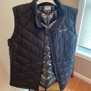 Columbia OmniHeat Vest. Men’s. Black. Worn maybe twice. 2x.